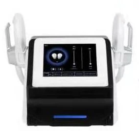 Bärbar 4 handtag EMS muskelstimulator Elektromagnetisk kroppsskulpturmaskin och kroppsbantning viktminskningsmaskin