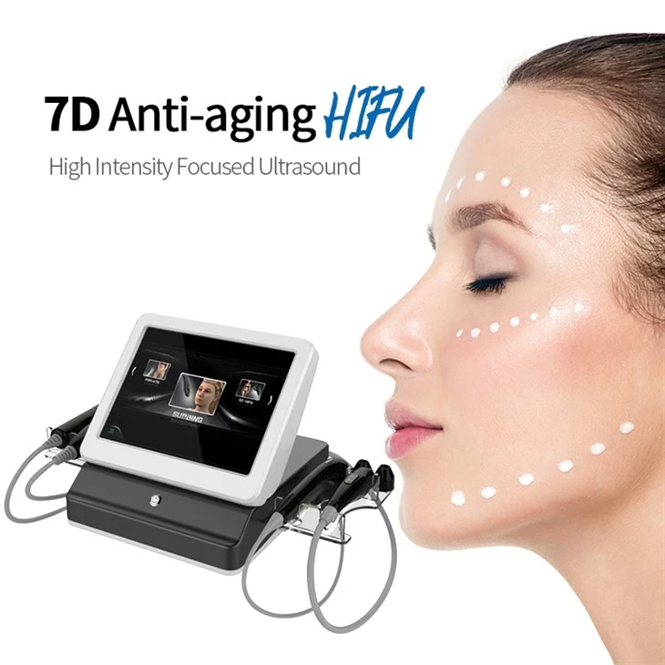 7D HIFU ansiktsbehandlingsmaskin