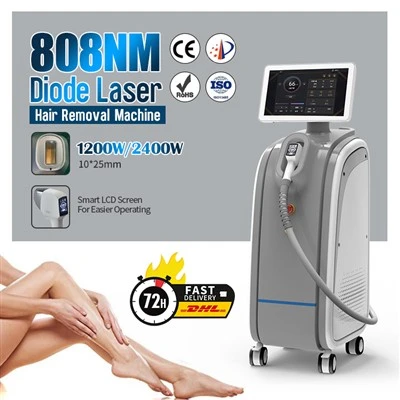 808nm Diode Laser Hårborttagning och Hud Föryngring Maskin