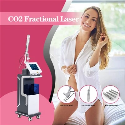 Vertikal Co2 fraktionerad laser / fraktionerad laser hudytor och vaginal behandling lasermaskin