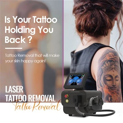 Hög kraftfull q bytte och yag -laser