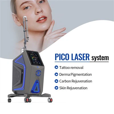 Multifunktionell skönhetsutrustning Pico Tatuering Borttagning Nano Laser